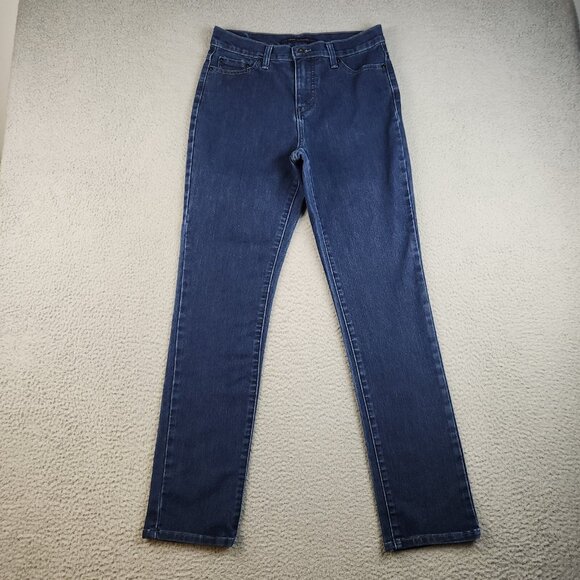 Levi's Jeans Women's 10 Perfectly Slimming 512 Skinny Dark Wash Pants Stretch - Picture 1 of 14